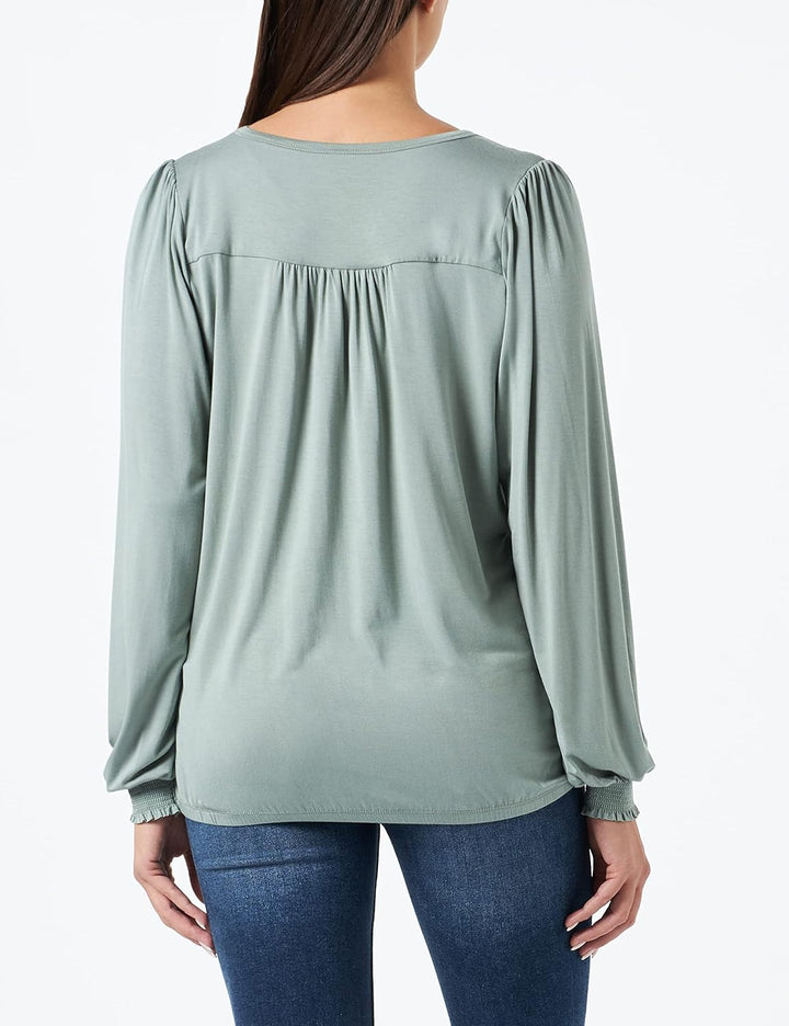 SOYACONCEPT Damen Blouse, Moosgrün