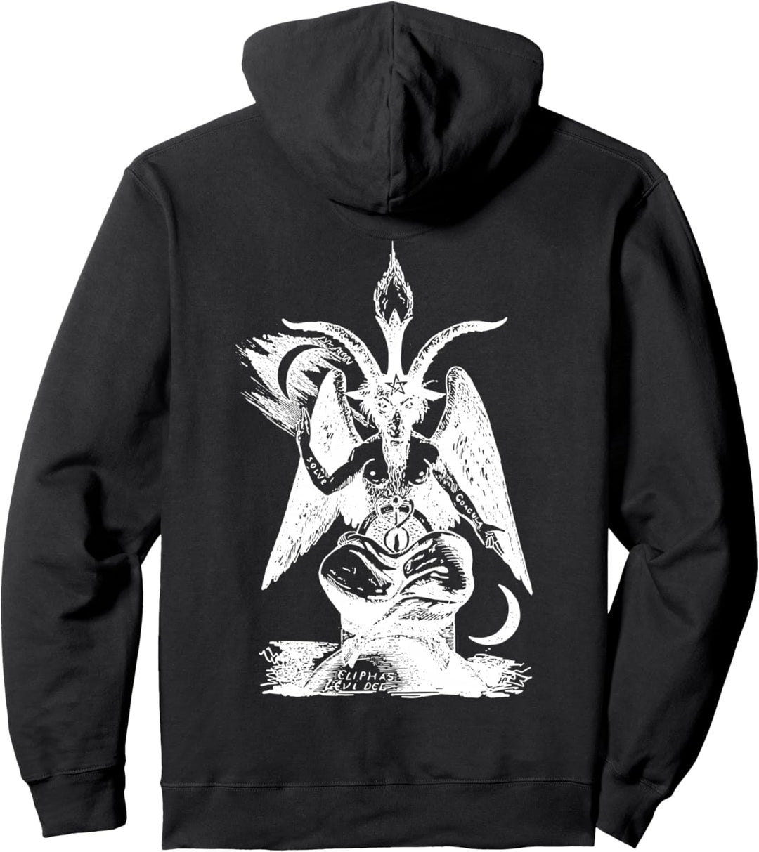 As Above So Below - Baphomet Pentagram Occult Pullover Hoodie