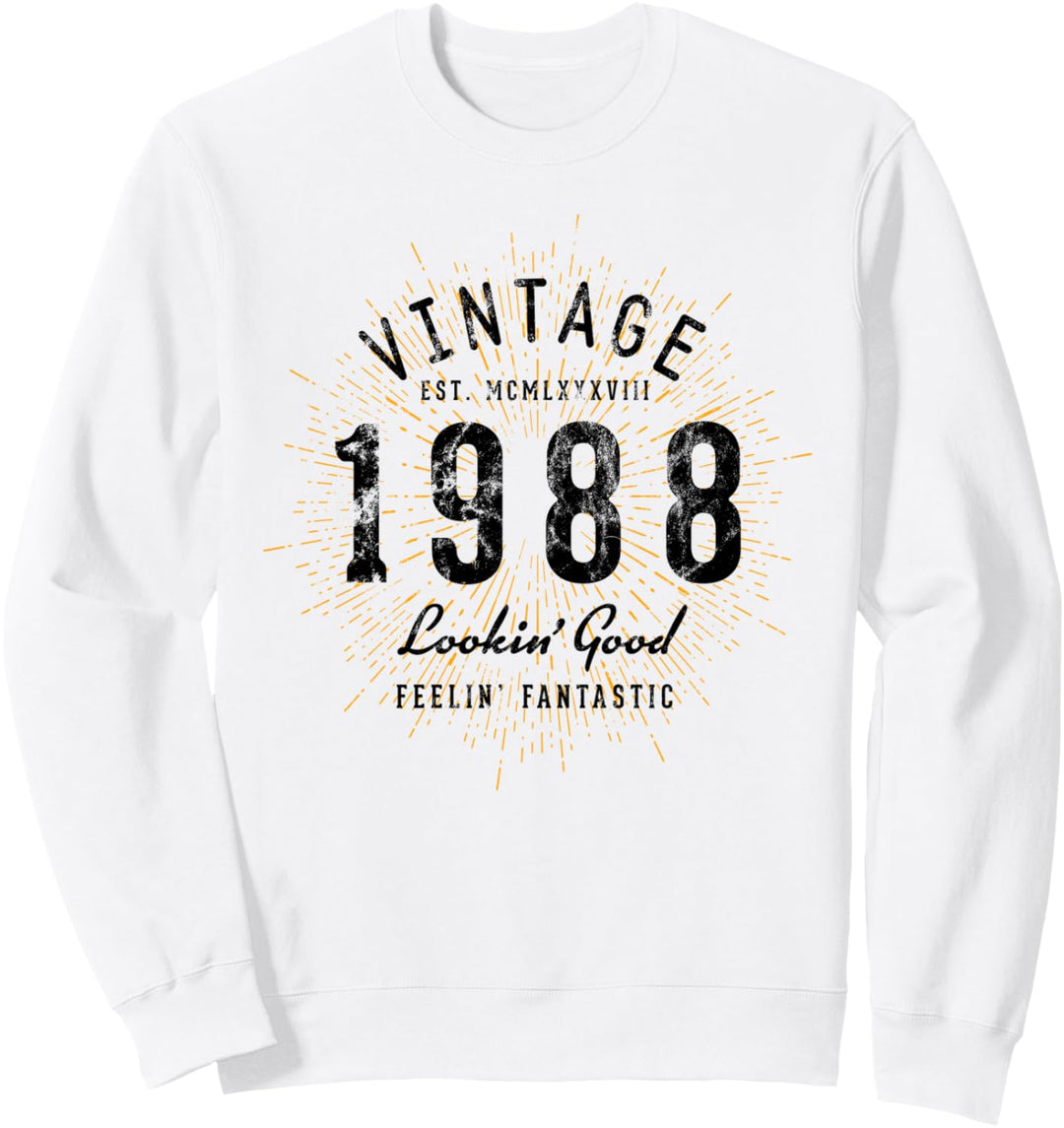 Vintage Geburtstag geboren 1988 Sweatshirt