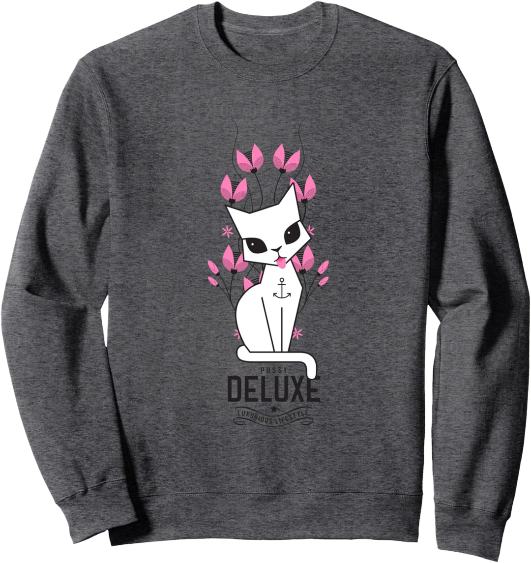 Pussy Deluxe flower cat Sweatshirt