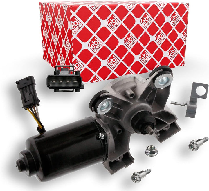 febi bilstein 33752 Scheibenwischermotor mit Anbaumaterial , 1 Stück
