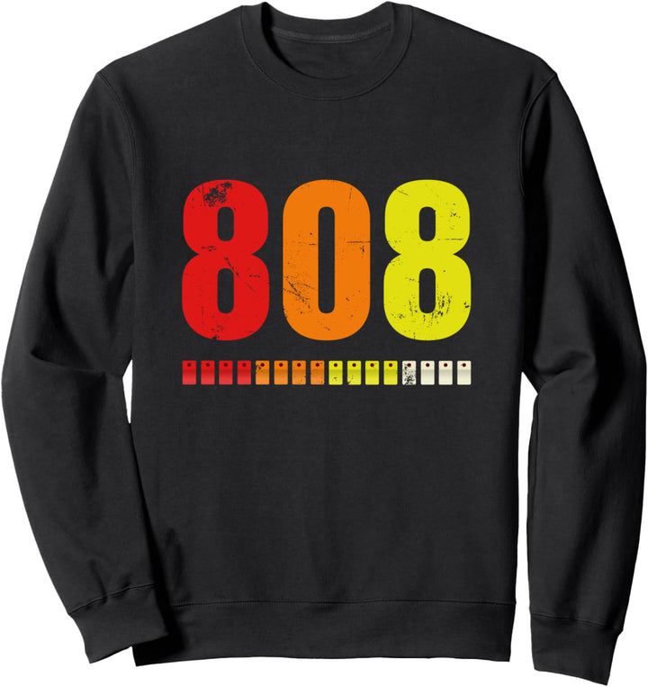 TR 808 Retro Vintage Electronic Drum Machine aus den 80er Sweatshirt