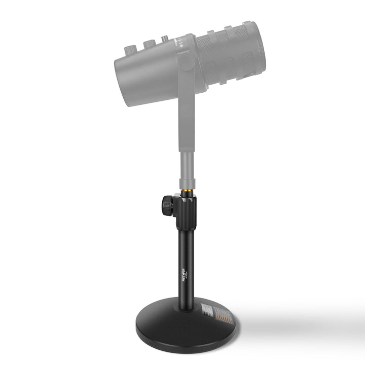 NEEWER Tisch Mikrofon Ständer, verstellbare Tischhalterung mit 3/8" bis 5/8" Schraubenadapter, kompa