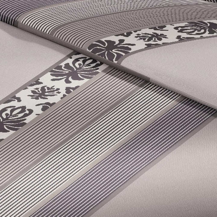 Joop! Bettwäsche Ornament Stripe 4022 Graphit - 77 Kissen 40x80 cm Kissenbezug einzeln 40x80 cm Grap