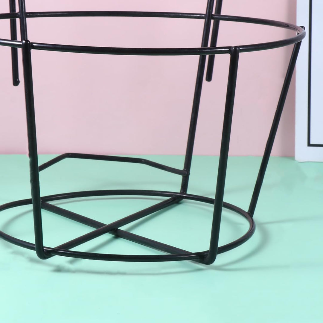 GANAZONO Balkon Halterung Blumentopf 28 cm 2 Grosse Metall-Hängegeländer Pflanzgefässe Blumentopfhal