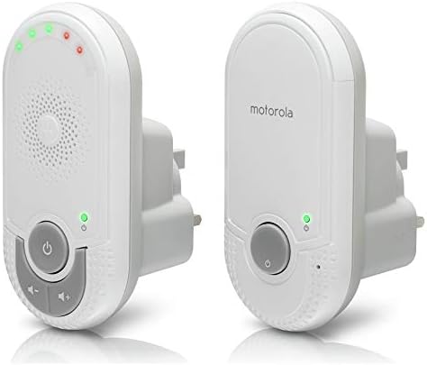 Motorola MBP7 Babyphone - Weiss - DECT - 120 Kanäle - 50m Reichweite - Wandmontagefähig - LED-Soundp