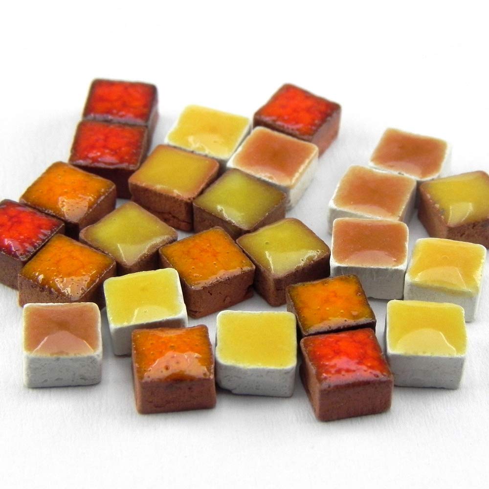 Mosaik-Minis (5x5x3mm), 5000 Stück, mix orange Mix Orange, Mxor, Mix Orange, Mxor