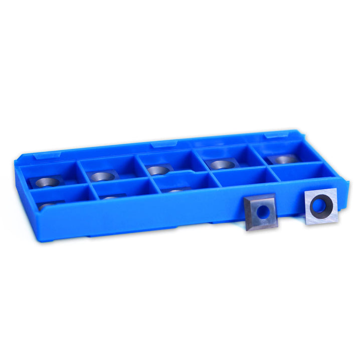 SpeTool 10pcs 12 MM x 12 MM x 2.2 MM Carbide Insert Replacement for Insert Router Bit