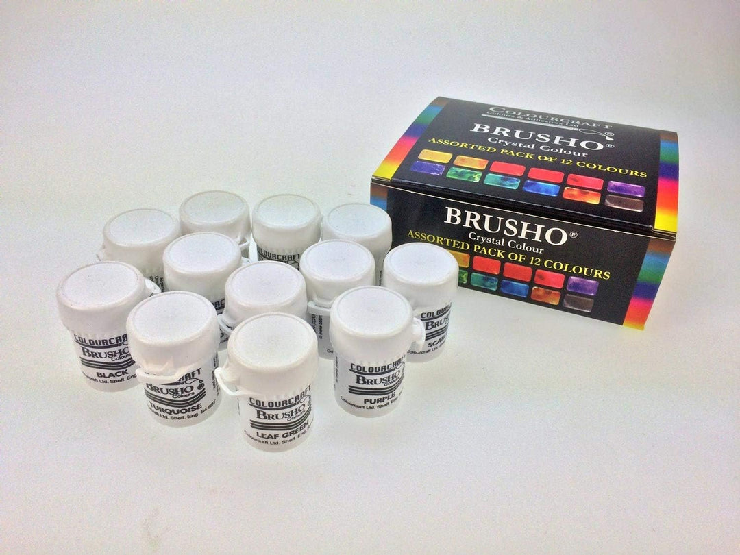 Brusho by Colourcraft Farben-Set „Crystal“,, Multi