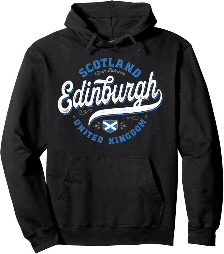 Edinburgh Schottland - Vintage schottische Reisestadt Pullover Hoodie