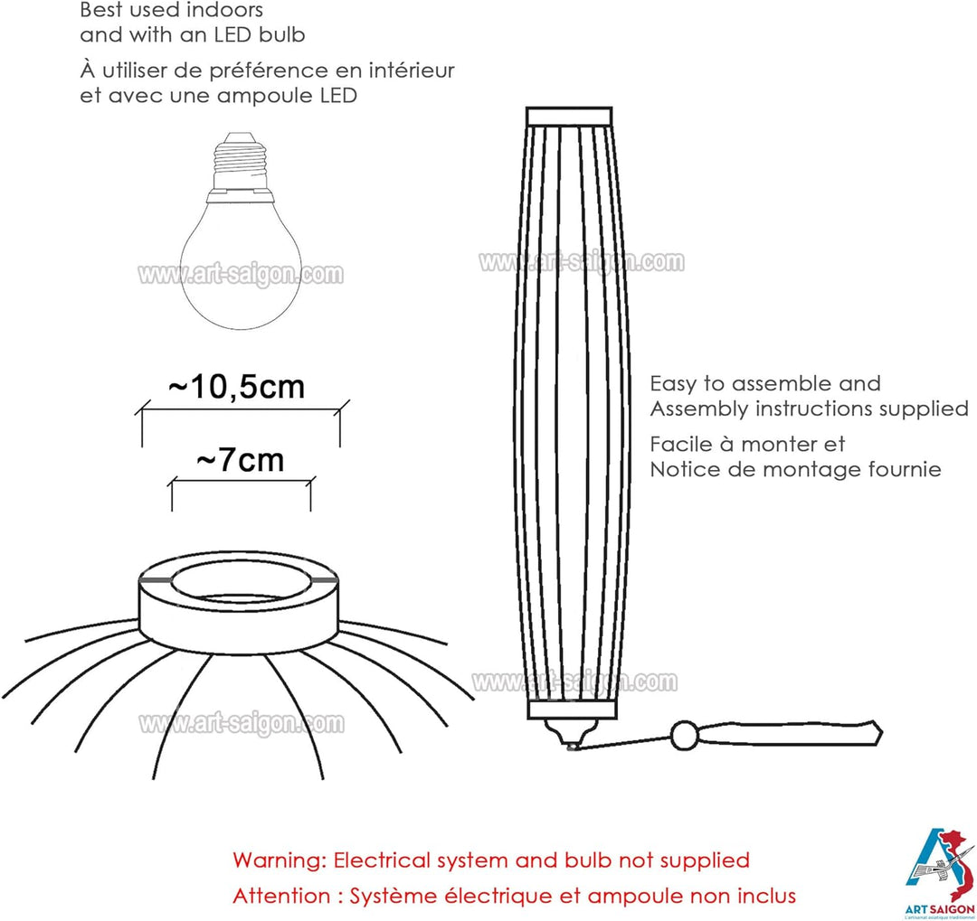 Asiatische Laterne aus Seide, Grün, M Ø33 cm – Traditionelle Hoi an Lampion aus Stoff, Bambus und Ho