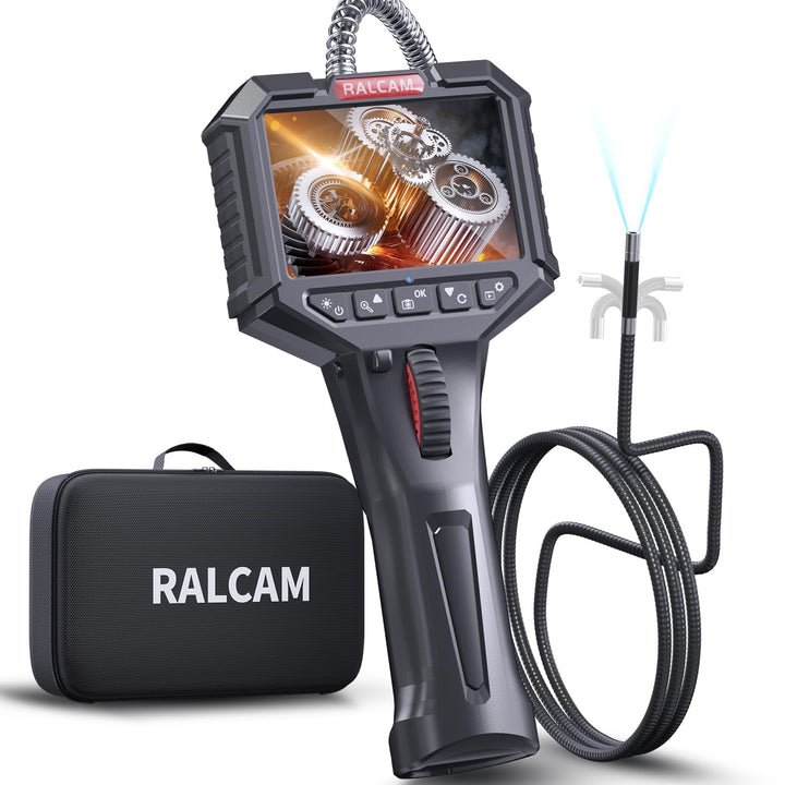 Ralcam Endoskopkamera mit Licht Endoscope Camera - Endoskop 8,5mm Inspektionskamera 3,5" HD 1080P Ro