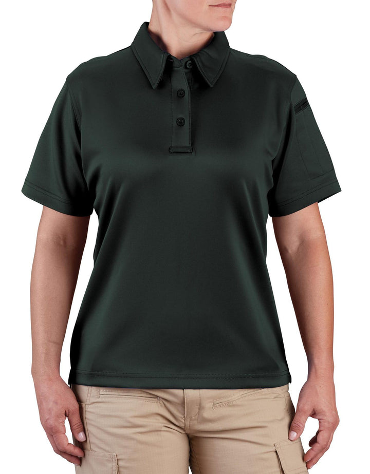 Propper I.c.e Performance Polo-Short Sleeve für Damen Dunkelgrün M, Dunkelgrün M