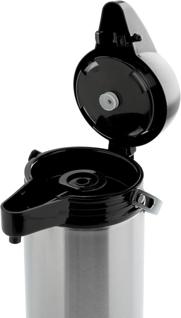 Quid Xylon Thermoskanne, Edelstahl, 1,9 l, Stahl (Packung mit 2) 1,9L (Packung mit 2), 1,9L (Packung