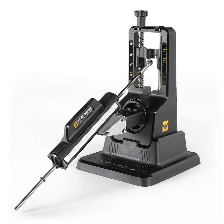 WORK SHARP® Precision Adjust Profi Messerschärfer mit Fest-Winkel 15 - 30°- Diamant Messerschleifer