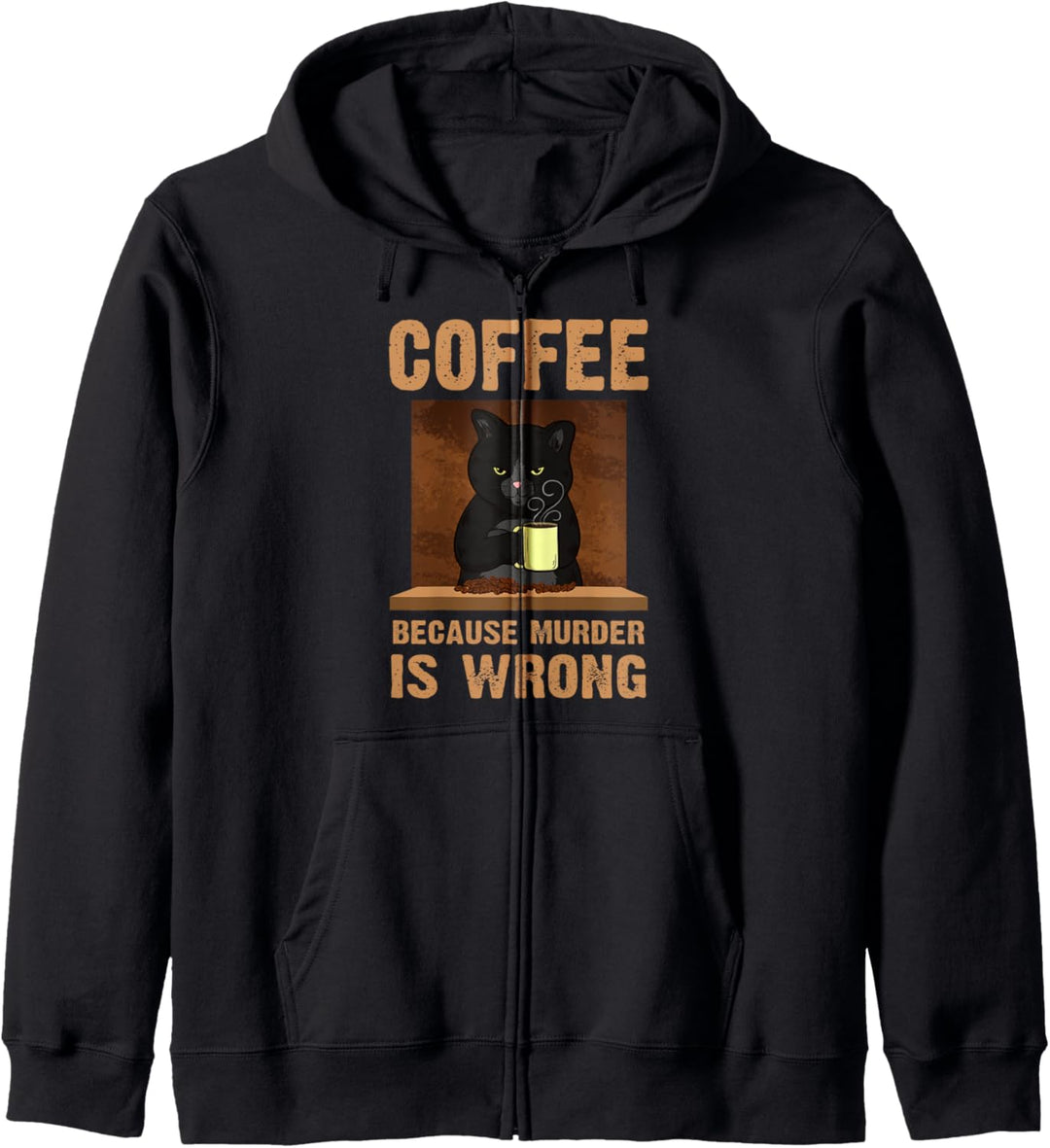 Coffee Because Murder Is Wrong Kapuzenjacke