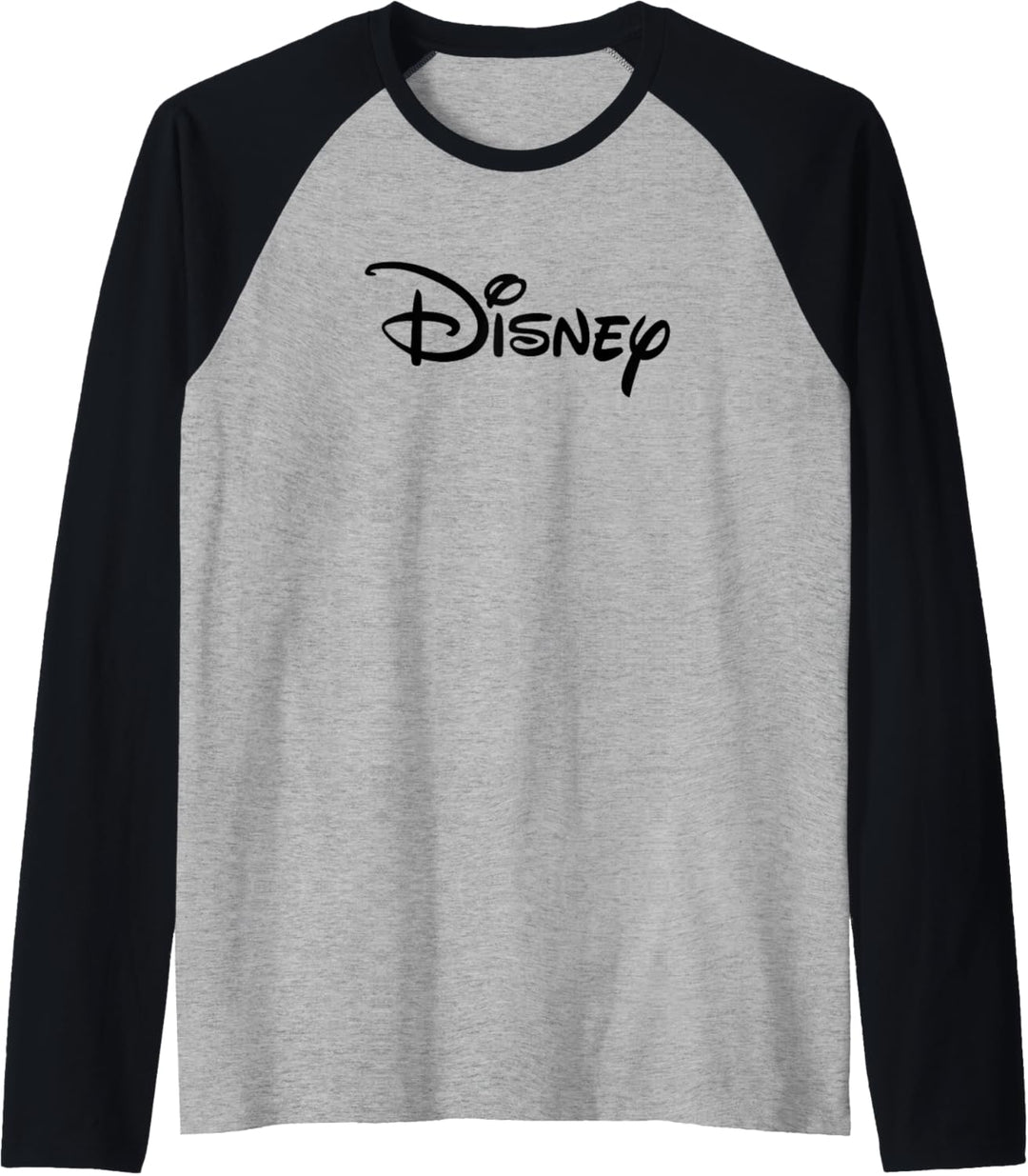 Disney Classic Logo Black Raglan