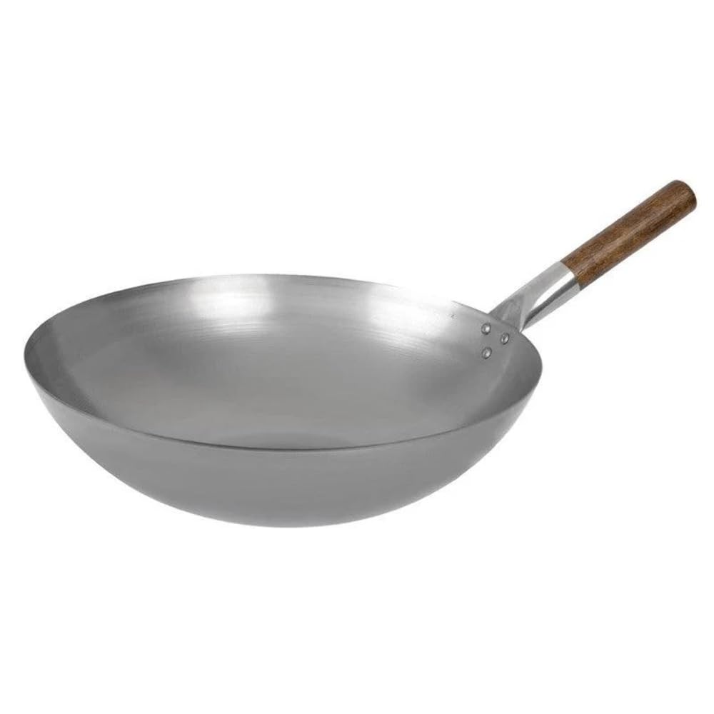 London Wok CT246 mit Rundem Boden, 19.5cm x 38cm