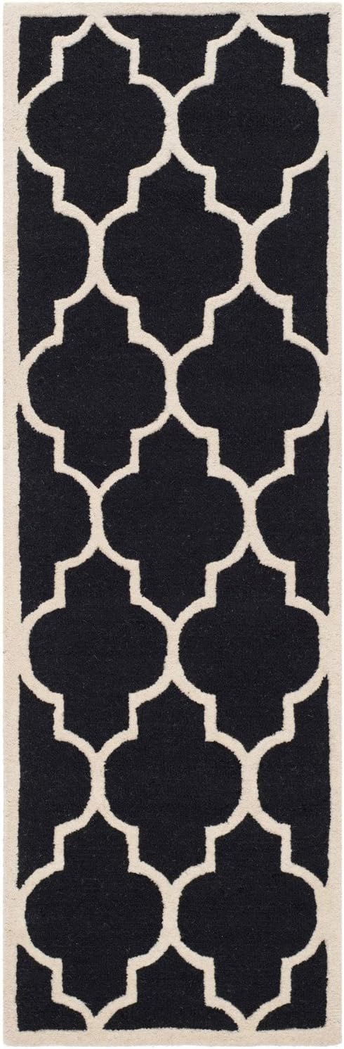 SAFAVIEH Spalier Teppich für Wohnzimmer, Esszimmer, Schlafzimmer - Cambridge Collection, Kurzer Flor