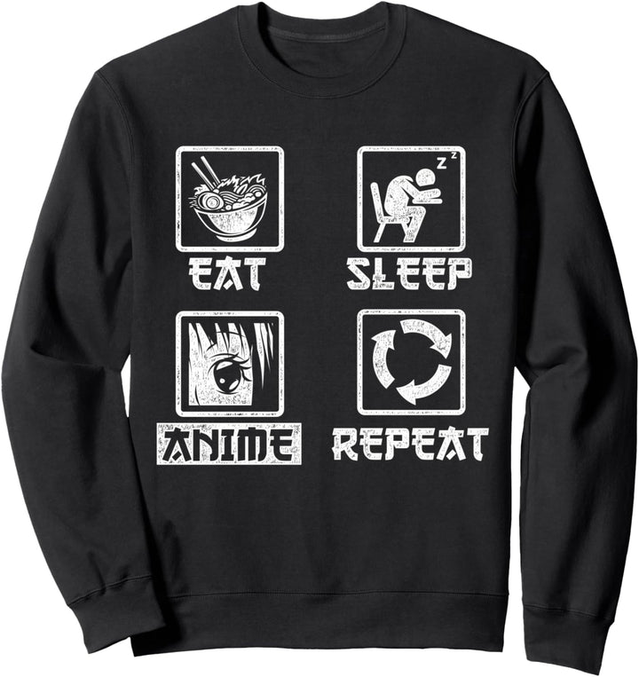 Japanischer Manga Otaku Kawaii Ramen Nudeln Lustiges Anime Sweatshirt