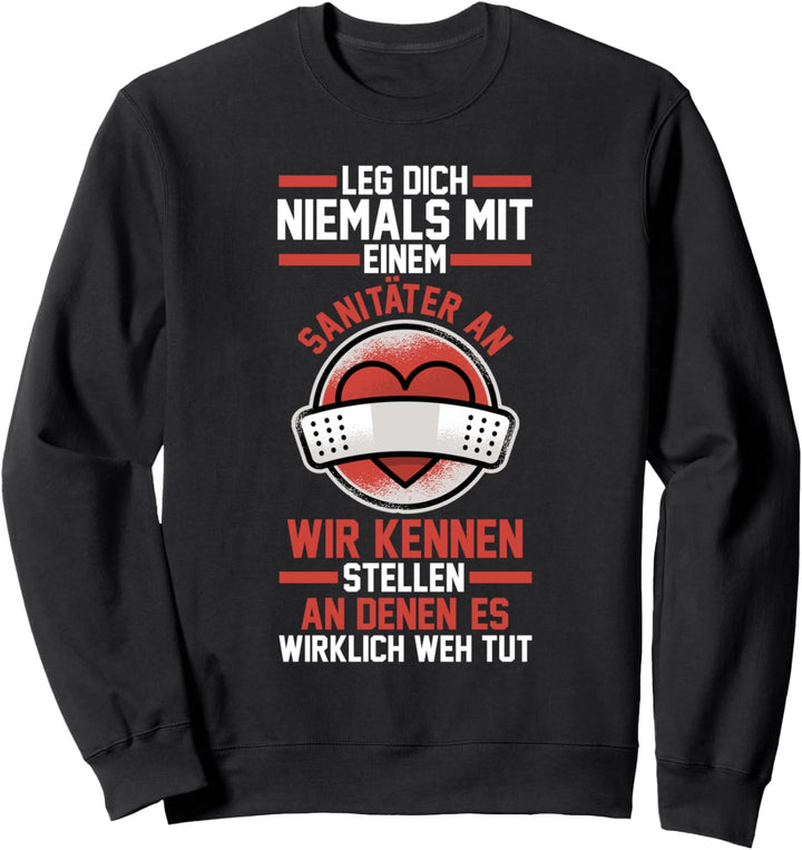 Rettungsdiensgt Rettungssanitäter Sanitäter Sweatshirt