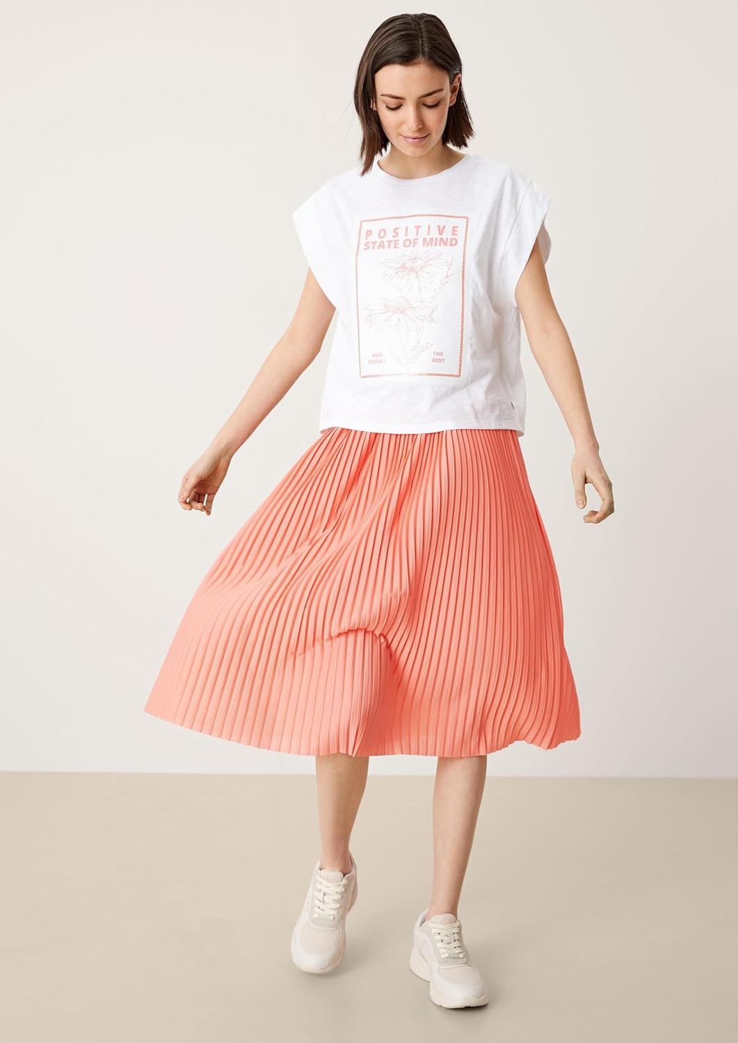 Q/S designed by - s.Oliver Damen Skirt 38 Orange, 38 Orange