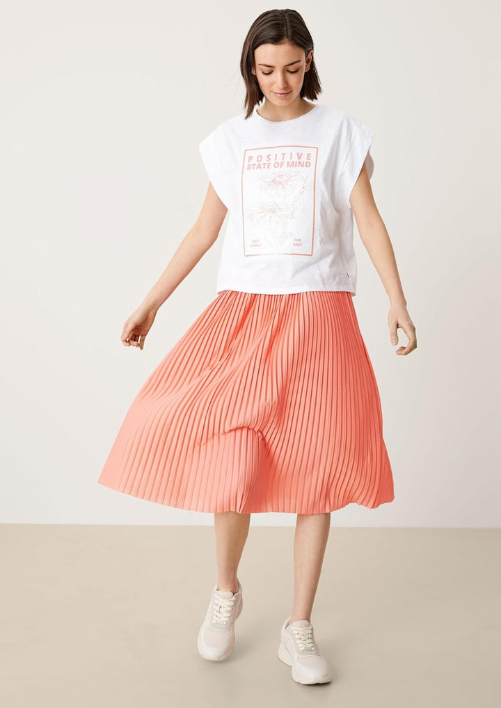Q/S designed by - s.Oliver Damen Skirt 38 Orange, 38 Orange