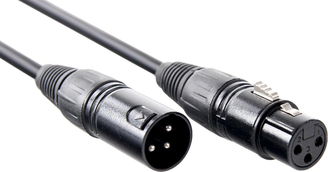 Pronomic Stage XFXM-100 Mikrofonkabel - Hochwertiges symmetrisches Audiokabel mit stabilen XLR-Steck
