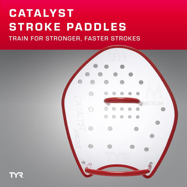 TYR Catalyst Stroke Training Paddles Reifen-Trainingspaddel XL Red, XL Red