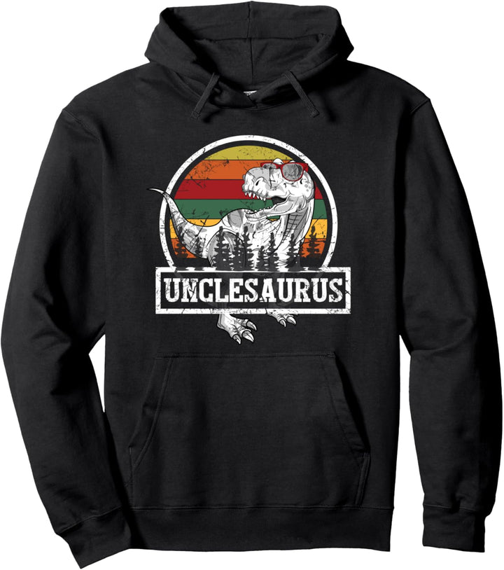 Onkel Saurus Rex Familie Dinosaurier Passend Pullover Hoodie