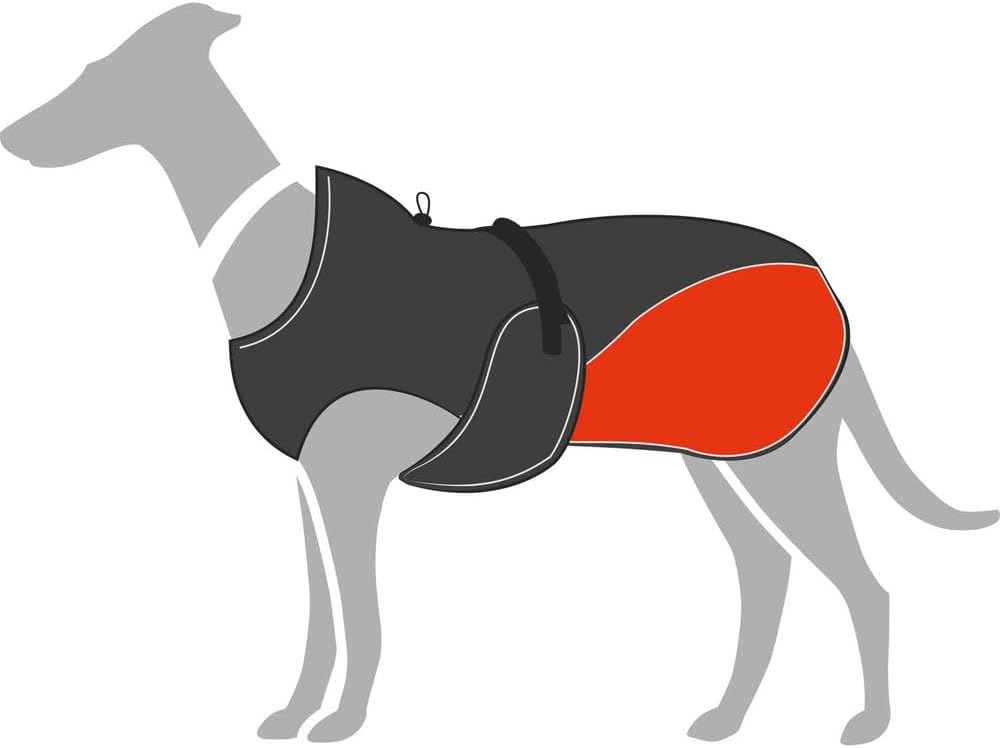 Hunter UPPSALA ALLROUNDER Hundemantel, 2-in1, herausknöpfbares Fleece-Futter, wasserabweisend, 40, a