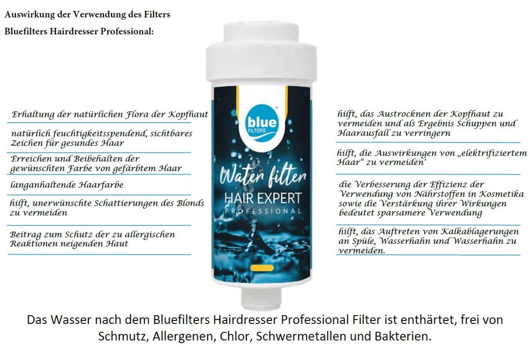 Duschfilter Hairdresser professionelle Anwendung für Friseursalons und zu hause - Haarpflege und Sch