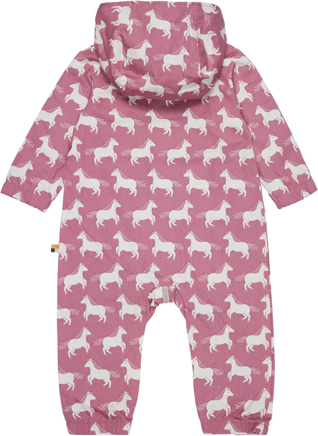 loud + proud Baby-Mädchen Wasserabweisend, GOTS Zertifiziert Overall 62-68 Grape, 62-68 Grape