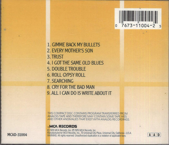Gimme Back My Bul, Audio-CD