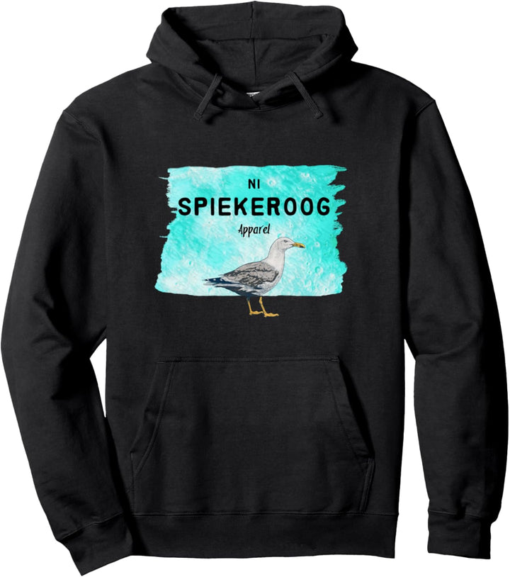 Spiekeroog - Nordsee Urlaub Fan Liebe - Möwe Motiv Pullover Hoodie