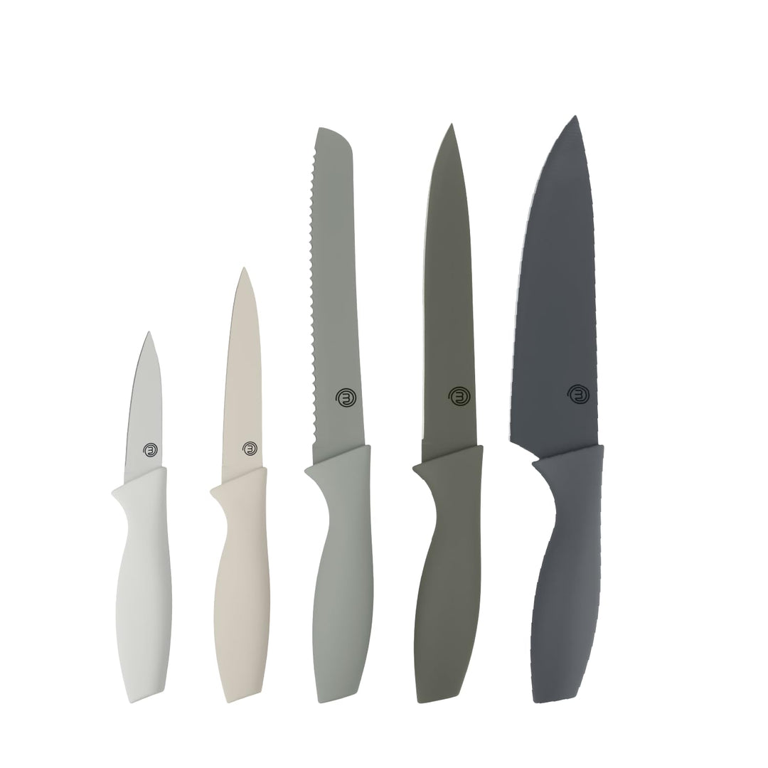 MasterChef Messerset, Küchenmesser Set ink. Kochmesser, Gemüsemesser, Schälmesser, Schneidemesser &amp;