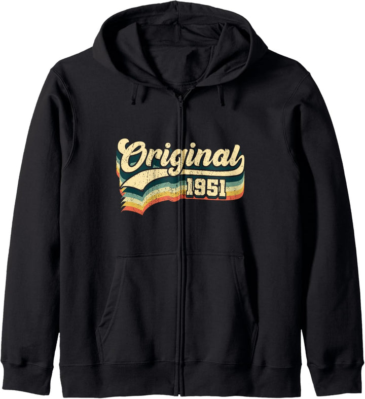 73. Geburtstag Geschenk Original Männer Frauen Jahrgang 1951 Kapuzenjacke