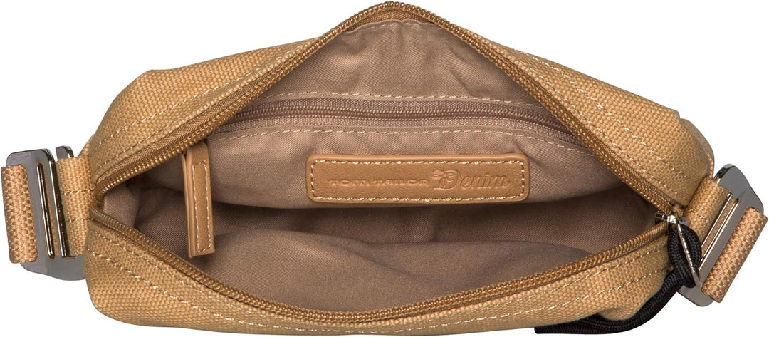 TOM TAILOR Denim Damen Lia Cross Bag, Camel