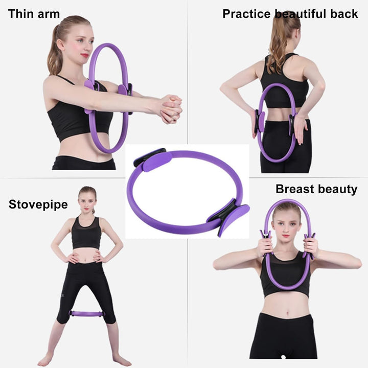 HoldOneLight Essential Pilates Workout Kit für Frauen - Enthält Pilates Ring, 25cm Yoga Ball, Booty
