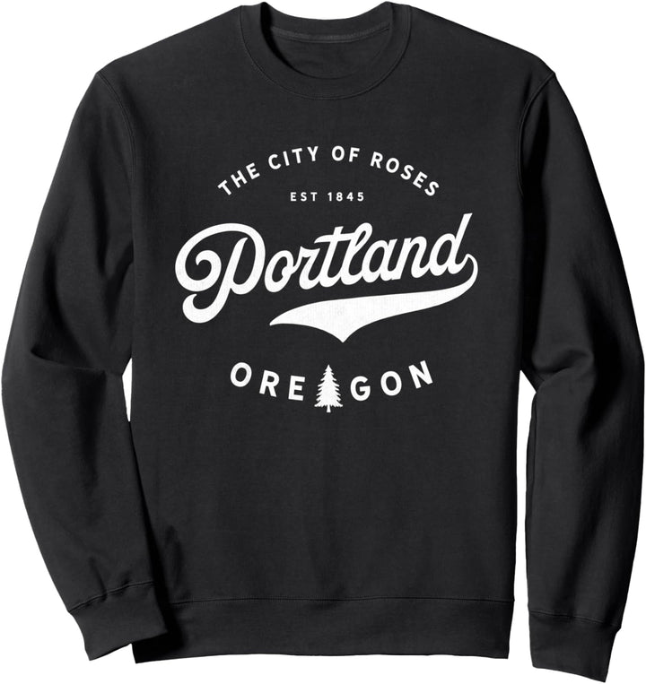 Portland Oregon PDX Portland Squad Throwback 1845 USA Sweatshirt