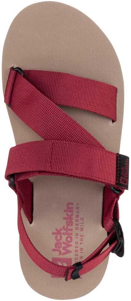 Jack Wolfskin Herren Urban Entdeckung Belt M Sandale 40 EU Cayenne Red, 40 EU Cayenne Red