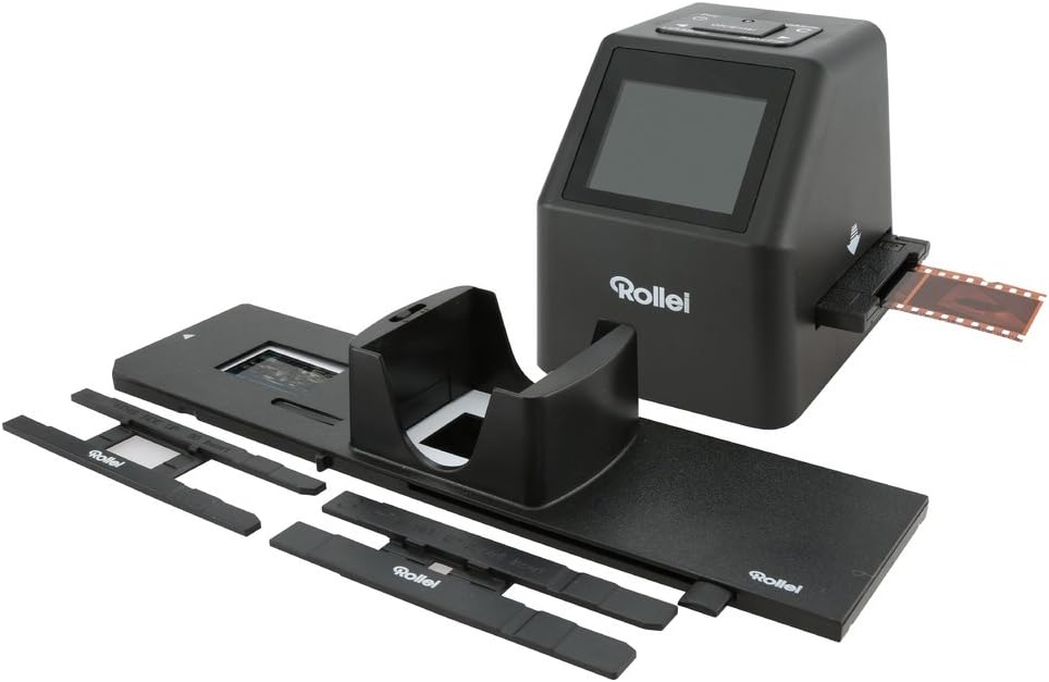 Rollei DF-S 310 SE Dia Film Scanner (Special Edition mit extra Zubehör, SD-/SDHC-Karten Steckplatz u
