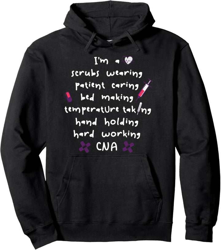 Krankenschwester Pflegerin Spritze CNA Nurse Pflege Geschenk Pullover Hoodie