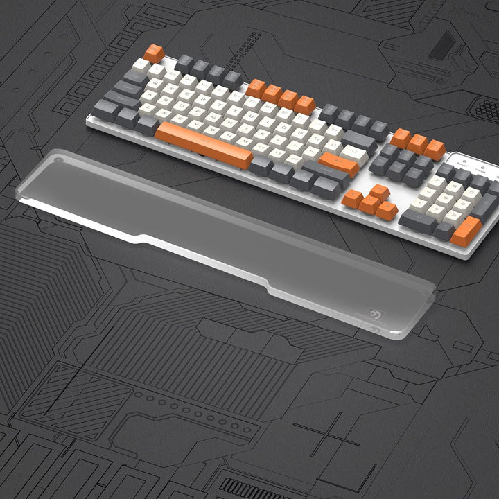 MAMBASNAKE Handgelenkauflage für Tastatur, Ergonomisches Tastaturpad aus Acryl für 100% Tastatur - K