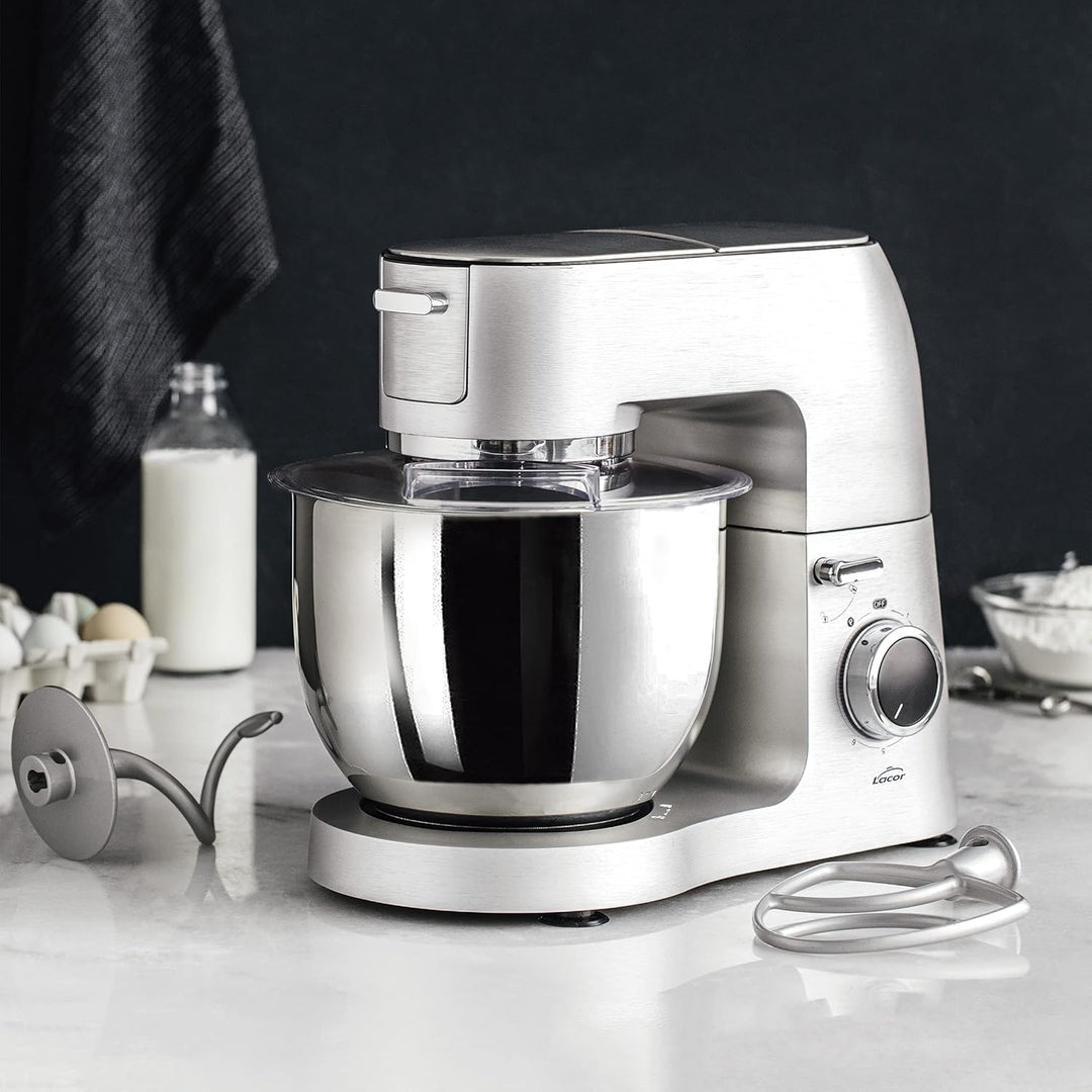 Lacor 69684 Mixbecher komplett mit Glasbehälter, ideal für Säfte, Smoothies und Cremes, 4 Klingen, l