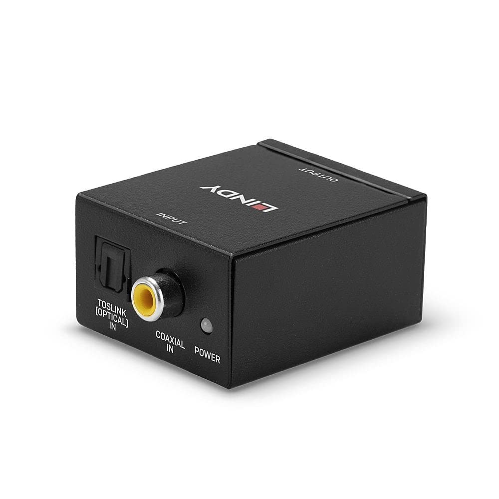 LINDY DAC TosLink (Optical) &amp; Koaxial zu RCA Konverter