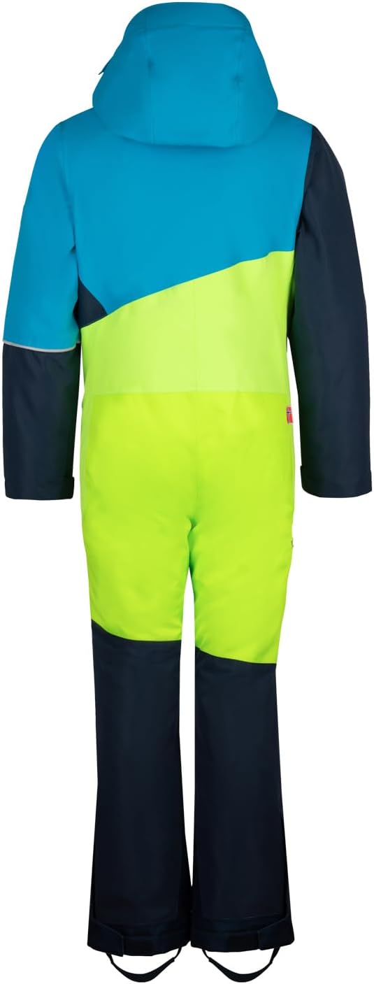Trollkids Schneeanzug Hallingdal Limette/Nachtblau 104, Limette/Nachtblau 104