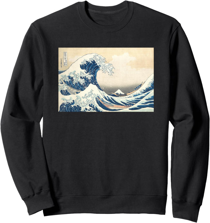 Katsushika Hokusai - Grosse Welle vor Kanagawa Sweatshirt