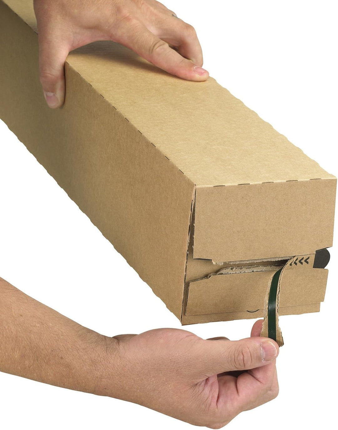 progressPACK Teleskop-Versandhülse Premium PP LBT10.06 aus Wellpappe, DIN A0, 860 x 111 x 111 mm, 10