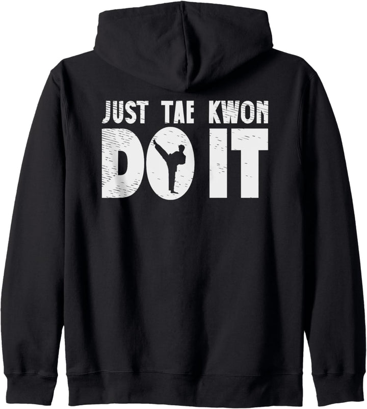 Just Tae Kwom Do It Fighter Kampfsport Taekwondo Kapuzenjacke
